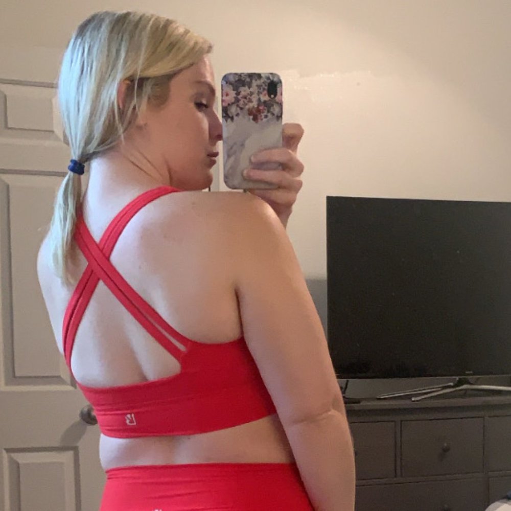 BuffBunny Rosa Sports Bra - Salsa Red - Small